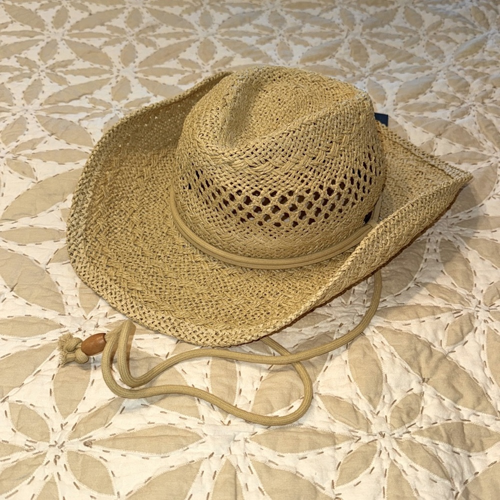 C.C Raffia Cowboy Hat UPF 50 Tan